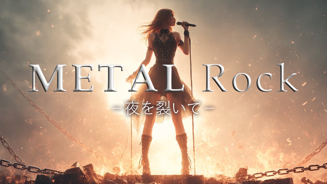 Metal×Rock🎧【Heavy Metal Anthem】鋼の微笑み｜大人女子が叫ぶ5つの魂の歌 / 5 Songs of Strength and Sorrow