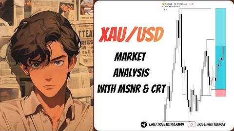 XAU/USD Market Analysis With MSNR & CRT strategy