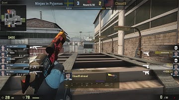 Cloud9 Shroud Force DEAGLE 4K vs NIP Cache @ ESL COLOGNE 2017