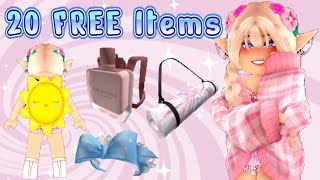 GET THESE FREE ITEMS IN ROBLOX NOW! 😳😝