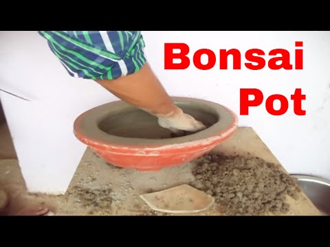 How to make  cement Bonsai  pots  Modern Bonsai  Pot  Make  