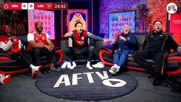 Club Brugge 0-3 Arsenal GOAL REACTIONS