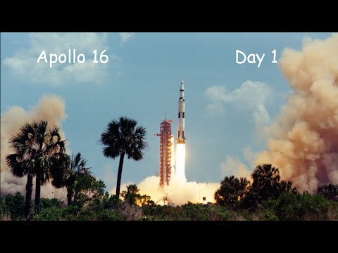 Apollo 16 - Full Mission (Day 1 - The Launch/TLI/TDE/TEC)
