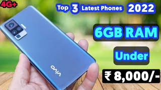 6GB RAM | BEST PHONE UNDER 8000 IN 2022 | Top 3 Phone Under 8000 | best smartphone under 8000