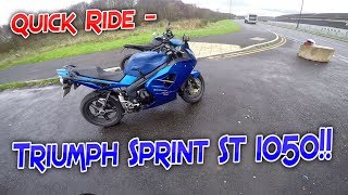 #189 Quick Ride - Triumph Sprint ST 1050!!