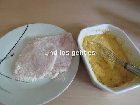 Video: Milanese Schnitzel Nrog Qos Garnish