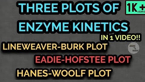 LINEWEAVER-BURK PLOT ● EADIE-HOFSTEE PLOT  ● HANES-WOOLF PLOT