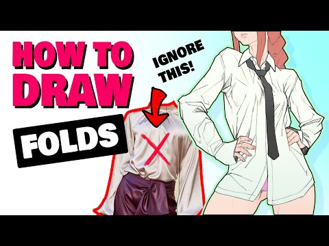 HOW TO DRAW CLOTHING FOLDS PERFECTLY EVERY TIME 
