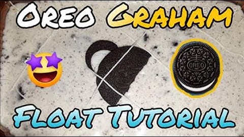OREO GRAHAM FLOAT TUTORIAL! -NEGOSYO IDEAS- COMFORT FOOD