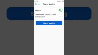 How to start a meeting on zoom online classes app screenshot 5