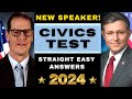 1 to 100 fast civics test 2024 us citizenship questionsanswers w new speaker ciudadania