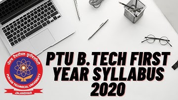 PTU  B.tech First year Syllabus 2020 || Full Details ||