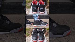 Reimagined Air Jordan 4 Bred #sneaker #shorts