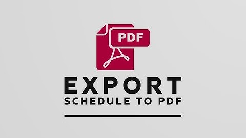 Revit API: Export any Revit schedule to PDF file (Export to PDF Plugin)