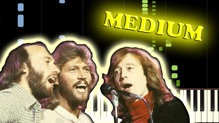 Stayin Alive Piano version - Piano performance video thumbnail