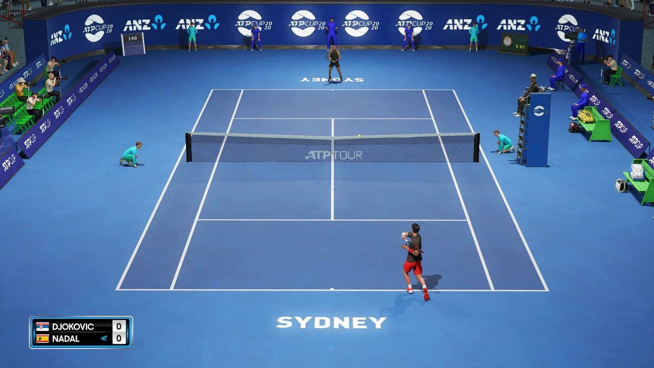 AO Tennis 2 - Novak Djokovic vs Rafael Nadal - PS4 Gameplay
