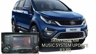 TATA HEXA XM music system update R3.59 screenshot 2