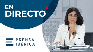 🔵 DIRECTO |  La Ministra de Sanidad, Carolina Darias,informa sobre la evolución actual del Covid 19