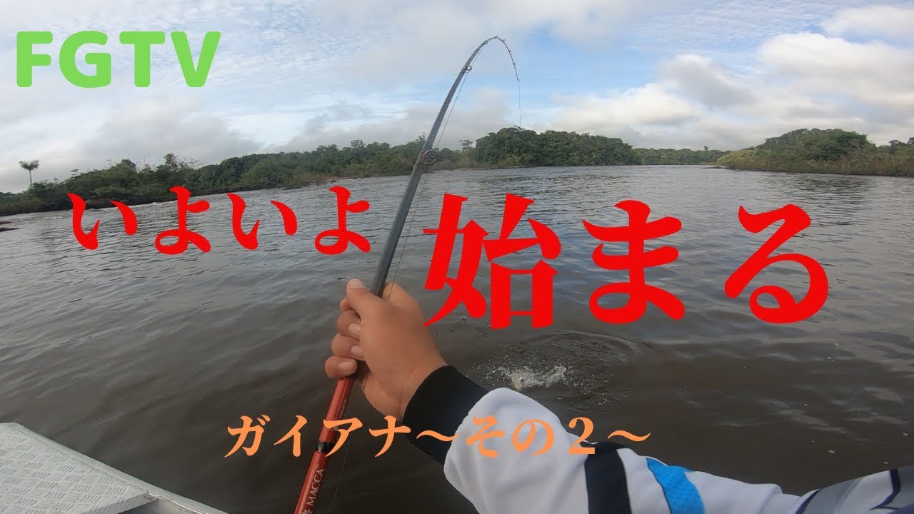 南米 ガイアナ釣行2 その2 fishing gate 乃村弘栄の日記 南米 ガイアナ釣行2 その2 fishing gate 乃村弘栄の日記