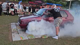 *SNIPPETS*  VW MK1 R32 BURNOUT _ KAVISH'S R32 MONSTER _ LOUD ADDICTS BURNOUT BOX