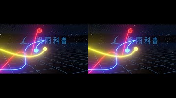 Three Body Problem Simulation(3D stereoscopic)