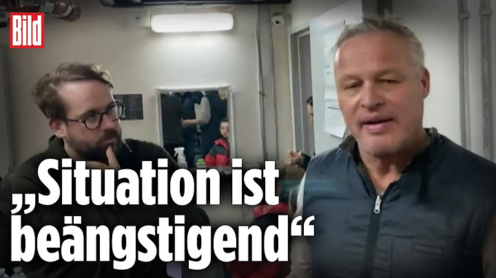 Angriff auf Kiew: BILD-Reporter in ukrainischem Luftschutzbunker | BILD Live