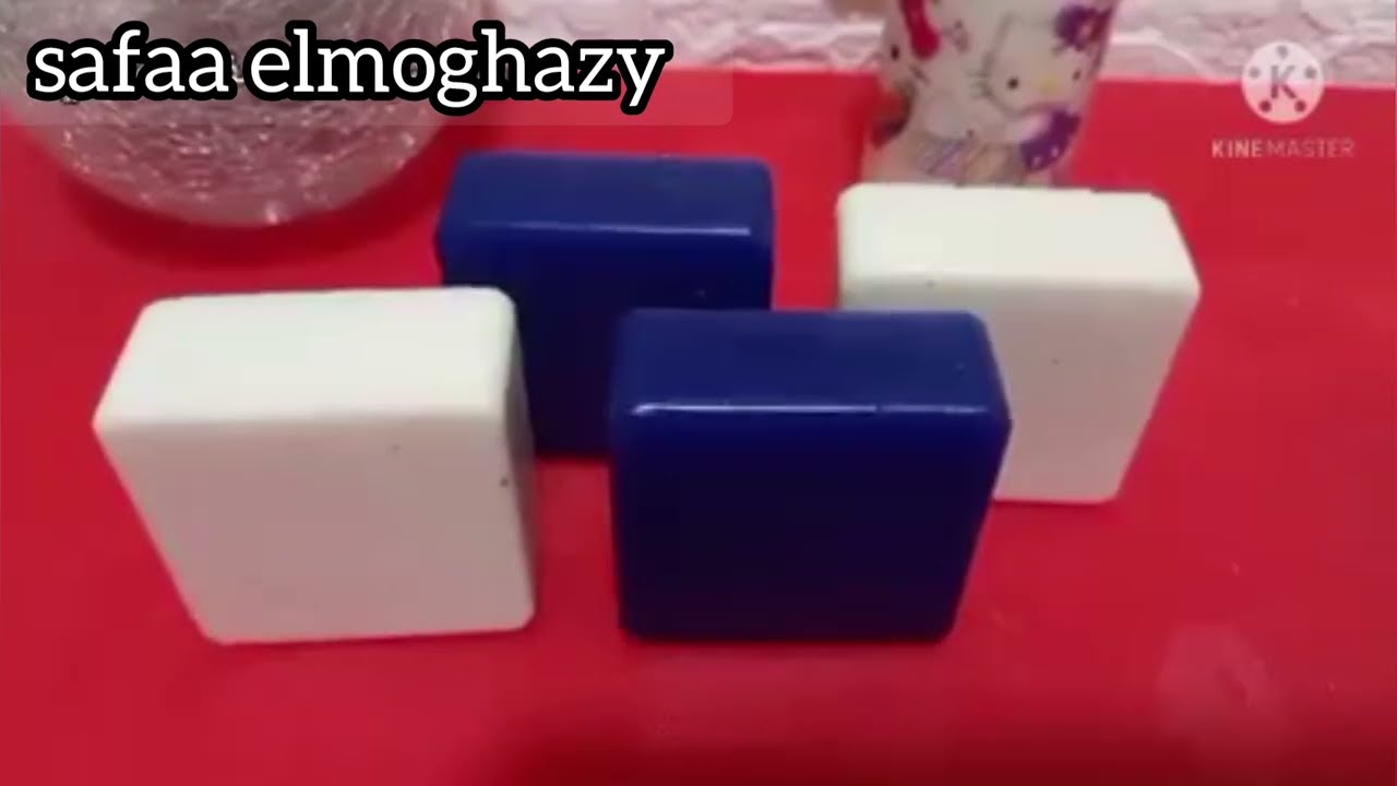 طريقتين❗ لصابونة الجلسرين بزبده الشيا 🧼وصابونة النيله الزرقاء🧼