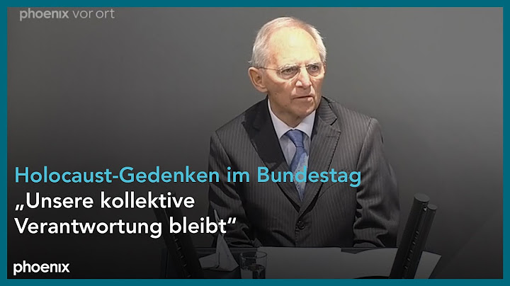 Gedenkstunde für die Opfer des Nationalsozialismus im Bundestag am 27.01.21.