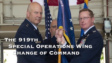 919th SOW Change of Command