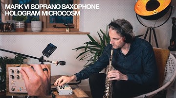 Creating mysterious ambient music with a saxophone and a Microcosm