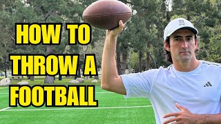 How To Throw A Football For Beginners