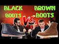 Black or brown boots the final fight