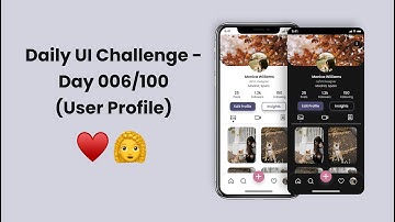Daily UI Challenge - Day 006/100 (User Profile) | Join the Challenge!