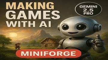 AI Builds & EDITS Pac-Man?! 🤯 Gemini 2.5 Pro No-Code Game Dev (MiniForge)