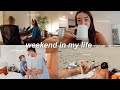 weekend in my life: babysitting wesley, beach day, filming podcast &amp; more!