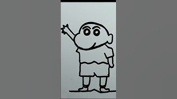 Shinchan Drawing 15 Dots #shorts