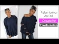 Refashion an old sweater   no sew diy project  colleen g lea