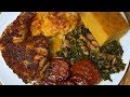 EASY THANKSGIVING DINNER IDEAS | CAJUN CHICKEN | COLLARD GREENS | CANDIED YAMS | TERRI-ANN’S KITCHEN