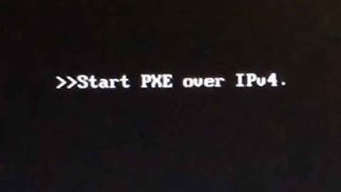 Start PXE over IPv4 Dell Optiplex 3010 fix