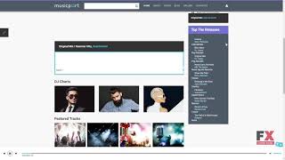 Music Portal Responsive Joomla Template TMT Cleo Alexis