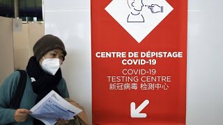 Covid-19 en France : tests à l'arrivée de passagers en provenance de Chine