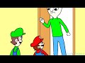 Baldis basics animation  luigi in the game