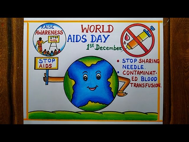 Discover 132+ aids poster drawing best