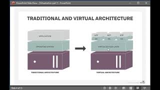 Virtualization Lecture part 1