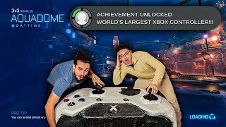 We Played On The World's LARGEST Xbox Controller