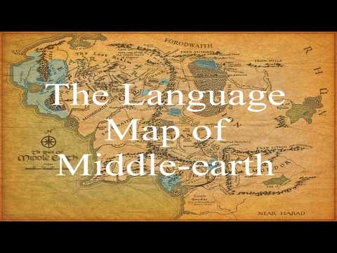 The Language Map of Middle-earth