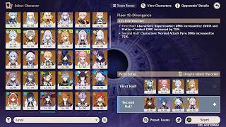 the first abyss of 7.x | Spiral Abyss August 2026 (floor 11+12) | Genshin Impact