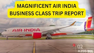 Business Class Trip Report | MAGNIFICENT AIR INDIA is REBORN | BRAND NEW A350 | Mumbai to Chennai