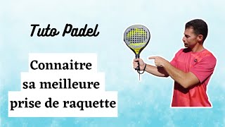 Padel technique: racket grips