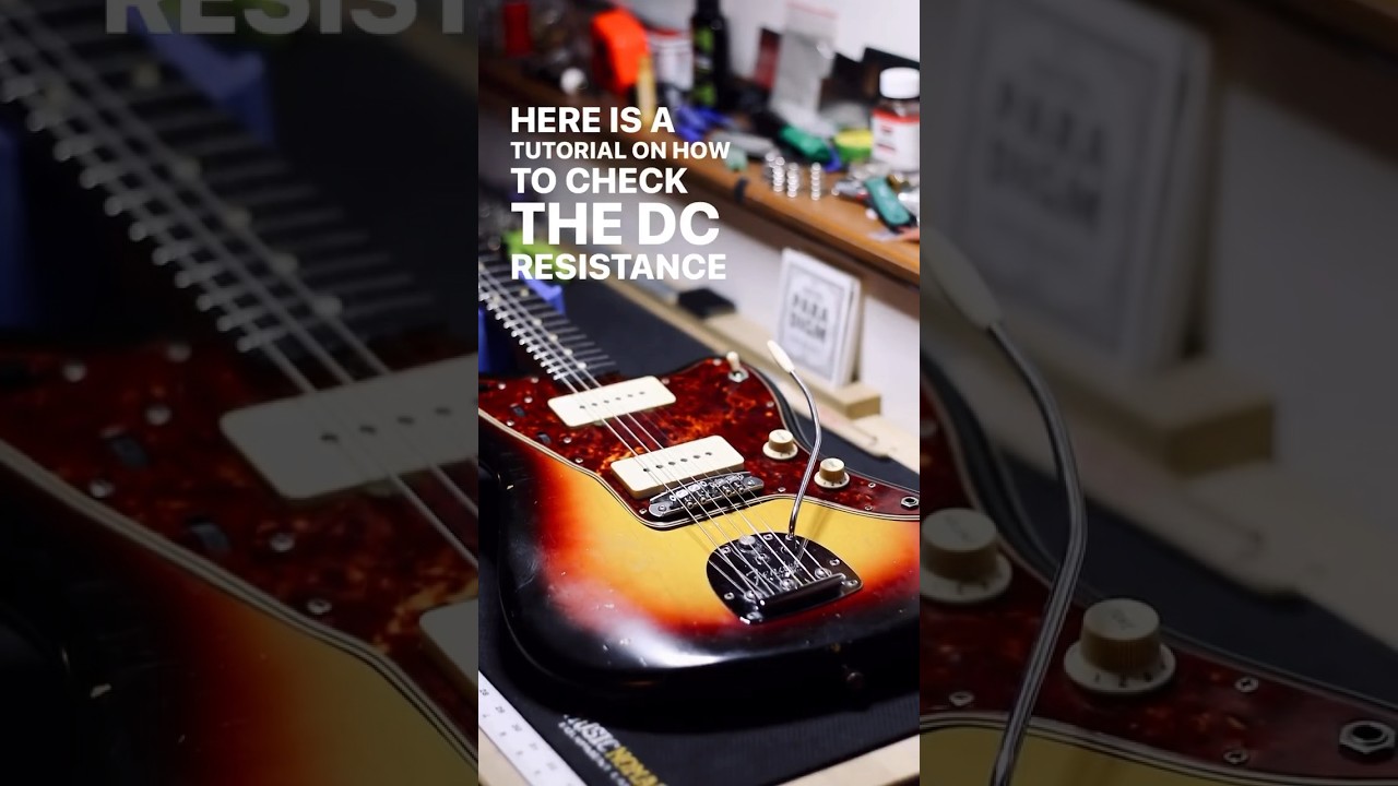 My 1963 Jazzmaster - DC Resistance Check 🎸🎵🔥 